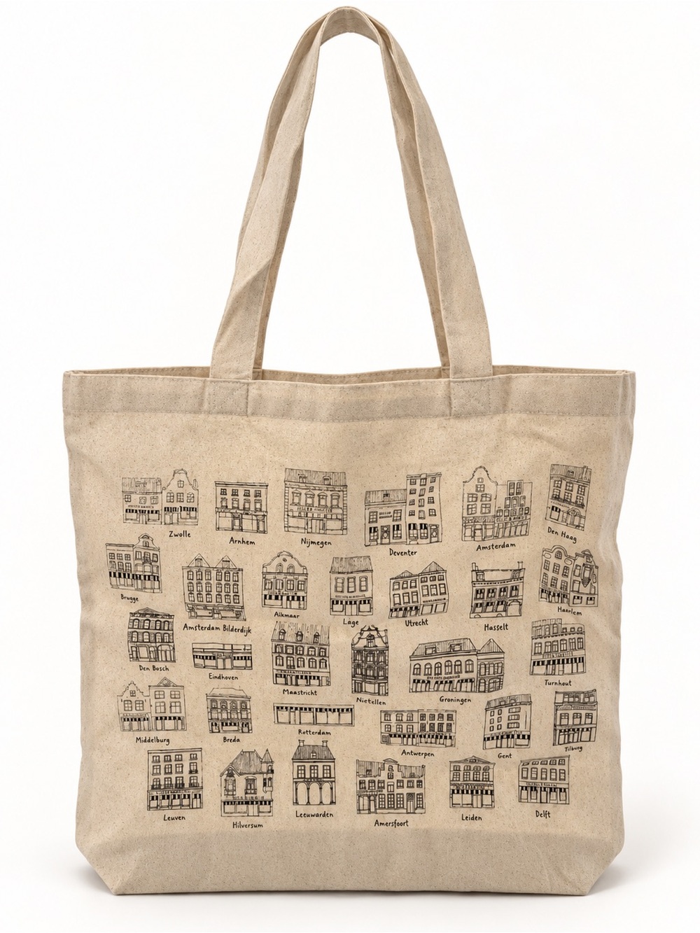 Dille & Kamille Foldable Canvas Tote Bag – Dutch & Belgian Storefronts